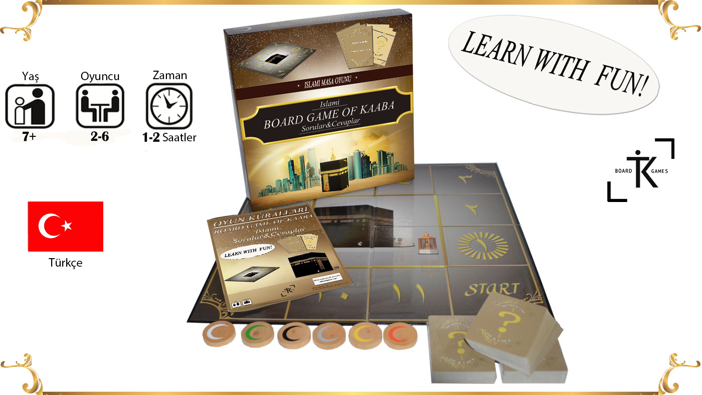 BOARD GAME OF KAABA - Das islamische Brettspiel Erlebnis! [Türkische Version]