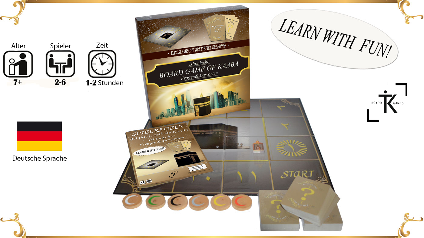 Board Game Of Kaaba BOARD GAME OF KAABA - Das islamische Brettspiel Erlebnis! [Deutsche Ve –  TIK Board Games